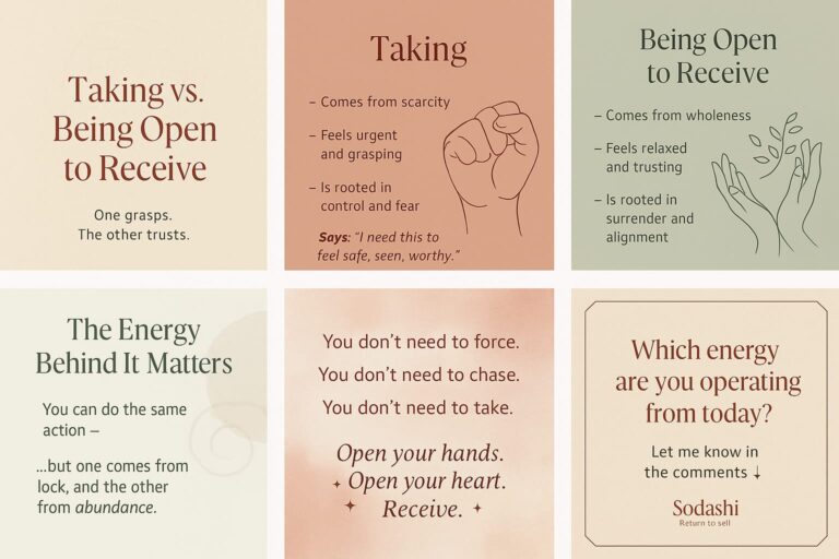 The Energetics of Taking vs. Receiving